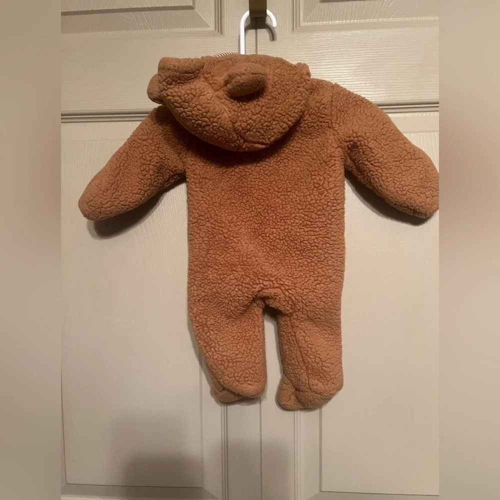 Carter's Brown Fleece Bear Footie